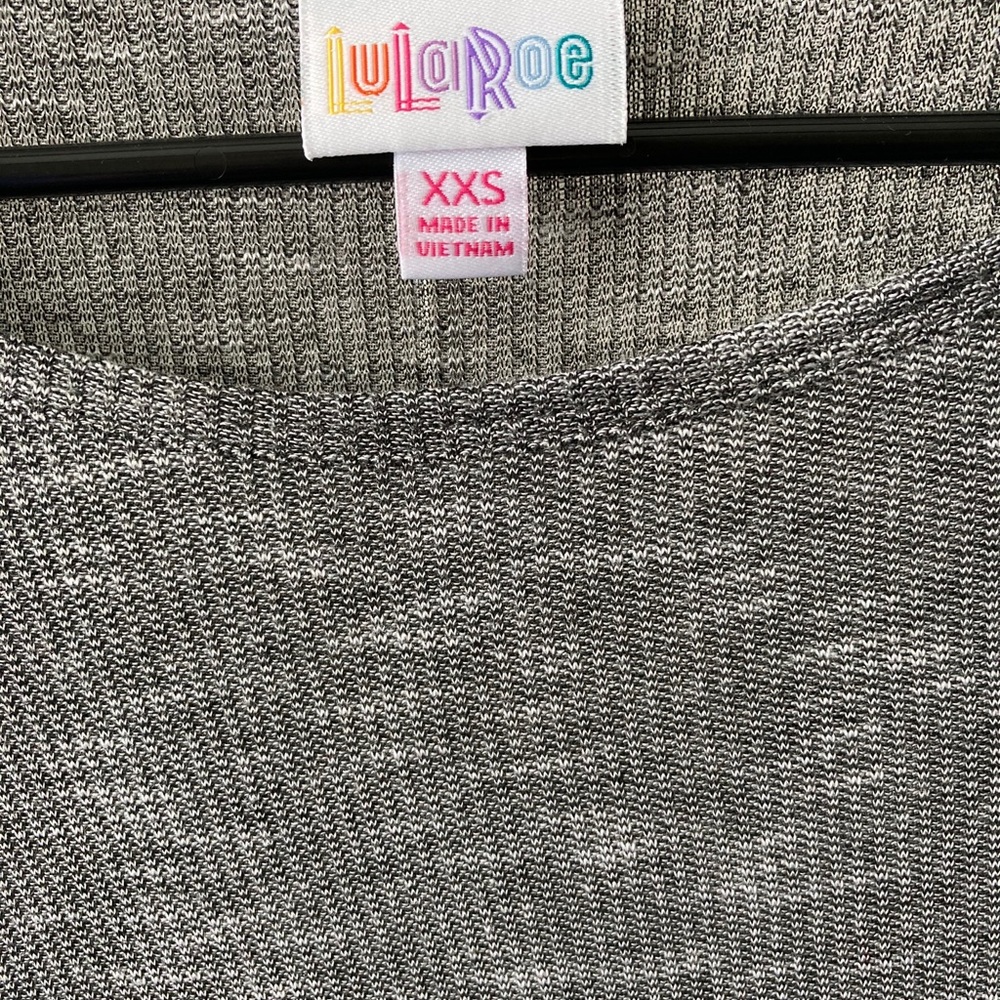 Gray Ribbed Lularoe Irma - Picture 2 of 5